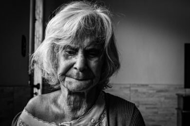 woman, old woman, face